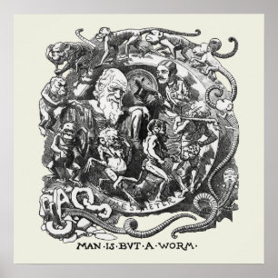 Affiches Man Is But A Worm