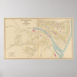 Affiches Manchester, NH, W Manchester, Ward 8