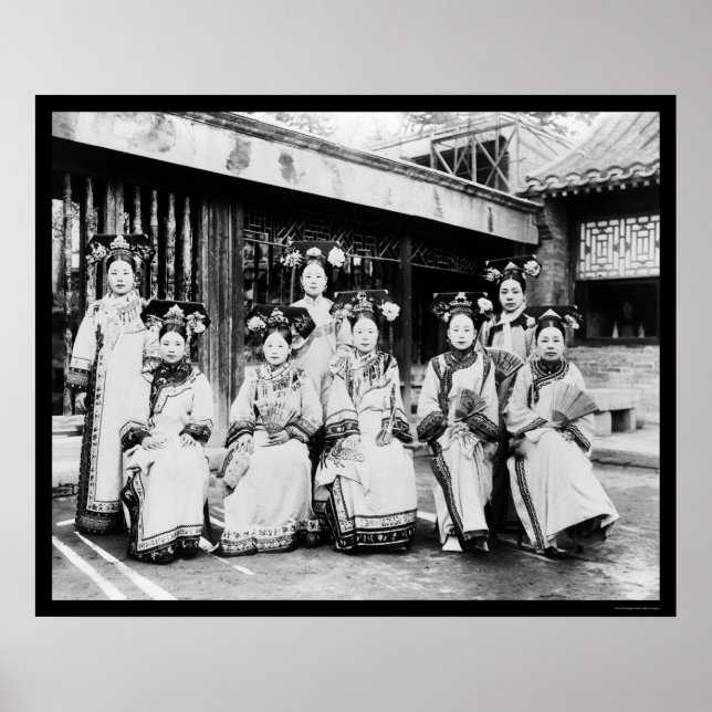 Affiches Manchu China Ladies 1918 (Devant)