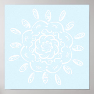 Affiches Mandala arctique