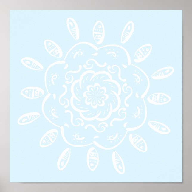 Affiches Mandala arctique (Devant)