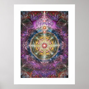 Affiches Mandala de coeur