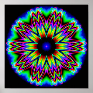 Affiches Mandala de la galaxie Sombrero