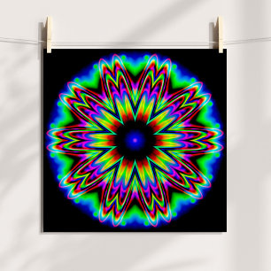 Affiches Mandala de la galaxie Sombrero