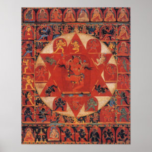 Affiches Mandala de Vajravarahi