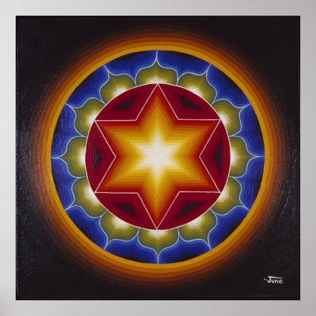 Affiches Mandala début #2 (Devant)