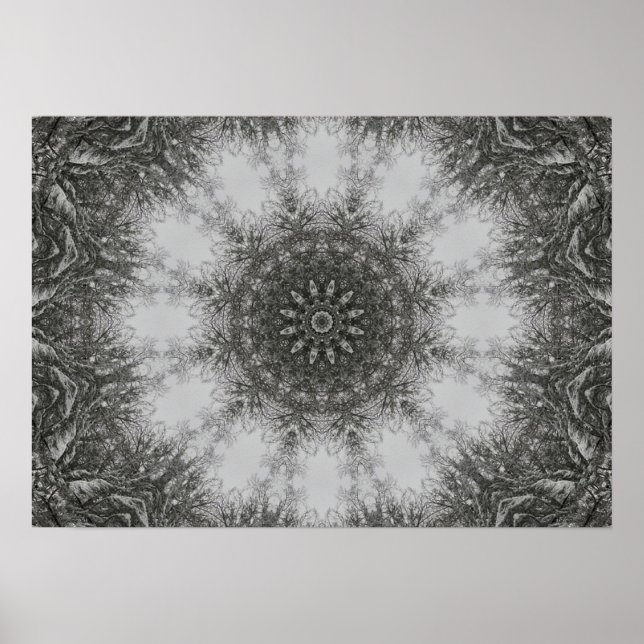Affiches Mandala d'hiver (Devant)
