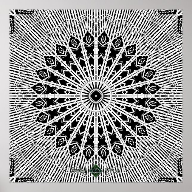 Affiches Mandala Miroir (Devant)