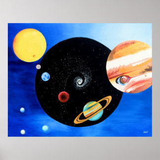 Affiches Mandala planétaire