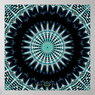 Affiches Mandala Spectrum Soundwave