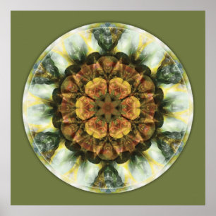 Affiches Mandalas du Coeur de la Paix, No 9