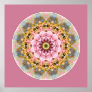 Affiches Mandalas du coeur de la transformation, no. 1