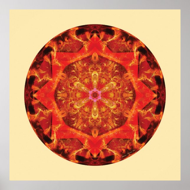 Affiches Mandalas from the Heart of Transformation, no 7 (Devant)