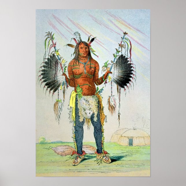 Affiches Mandan Medicine Man (Devant)