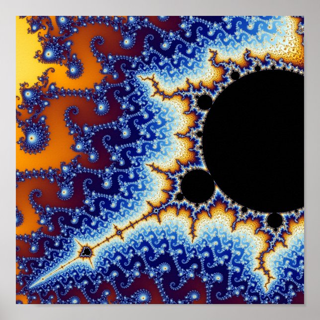 Affiches Mandelbrot Fractal Zoom (Devant)