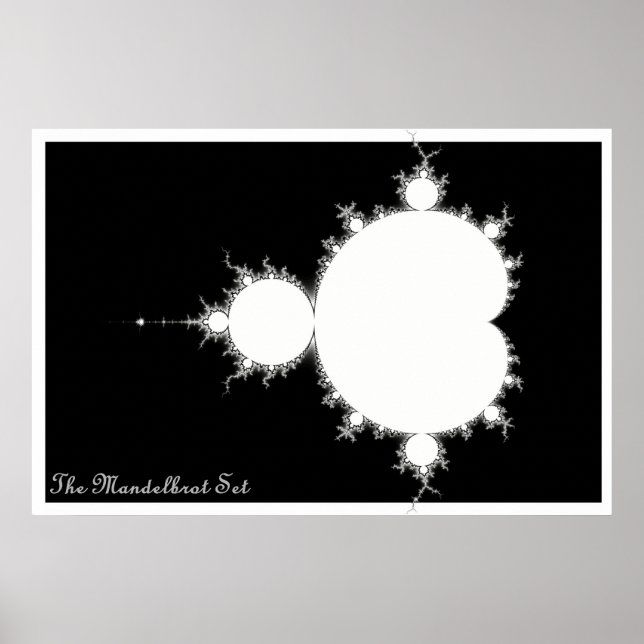 Affiches Mandelbrot Set (Négatif) (Devant)