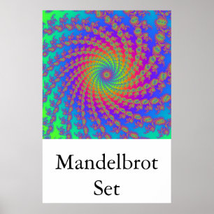 Affiches Mandelbrot Set (spirale de 15 bras)