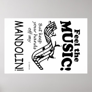 Affiches Mandolin Sent La Musique