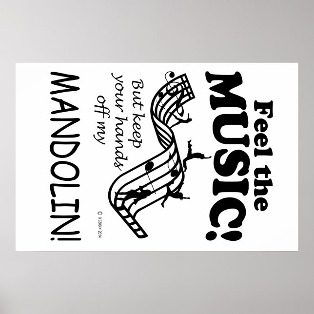Affiches Mandolin Sent La Musique (Devant)
