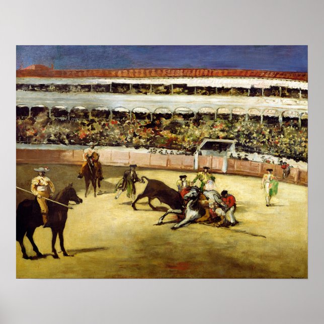 Affiches Manet | Bull Fight, 1865 (Devant)