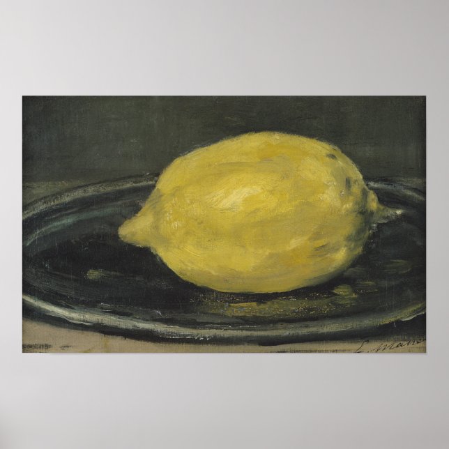 Affiches Manet | Le citron, 1880 (Devant)