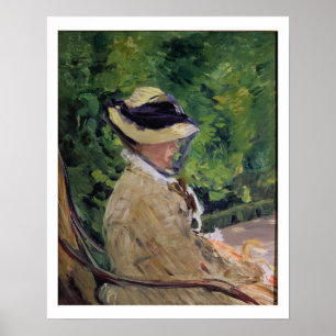 Affiches Manet Madame Manet à Bellevue