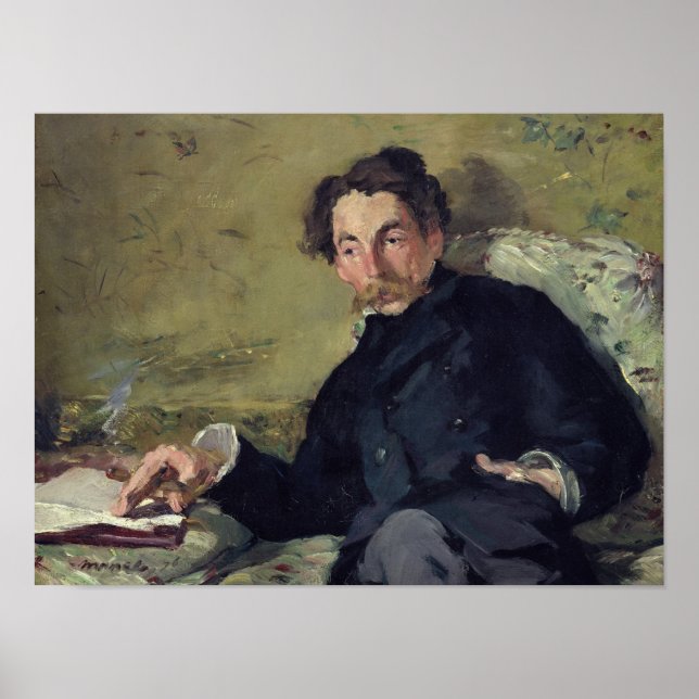 Affiches Manet | Stephane Mallarme 1876 (Devant)