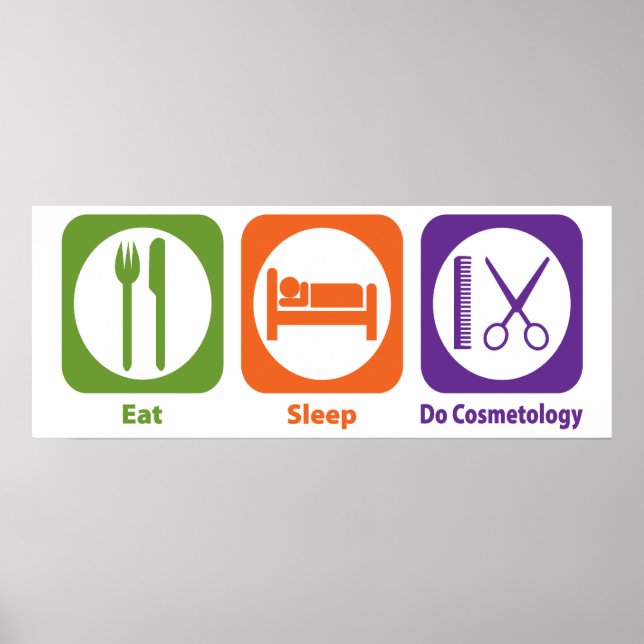 Affiches Manger Le Sommeil Faire Cosmetologie (Devant)