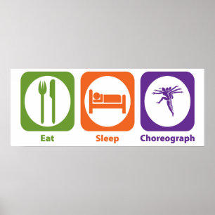 Affiches Mangez le sommeil chorégraphient