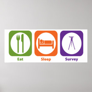 Affiches Mangez l'enquête de sommeil