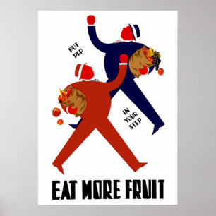 Affiches Mangez plus de fruits