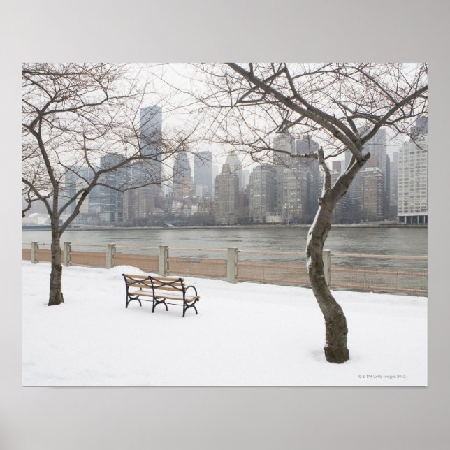Affiches Manhattan en hiver (Devant)