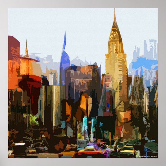 Affiches Manhattan, Paul Bamforth (Devant)