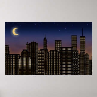 Affiches Manhattan Skyline