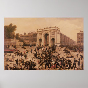 Affiches Manhood Suffrage Riots in Hyde Park, 1866