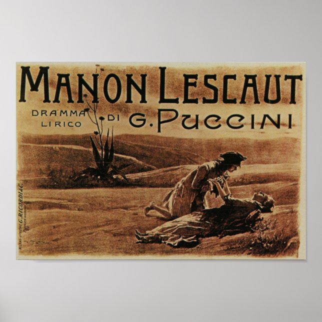 Affiches Manon Lescaut (Devant)