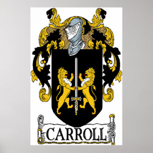 Affiches Manteau de Carroll de copie de toile de bras