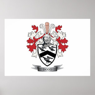 Affiches Manteau de crête de famille de Dodd des bras