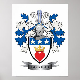 Affiches Manteau de crête de famille de Douglas des bras
