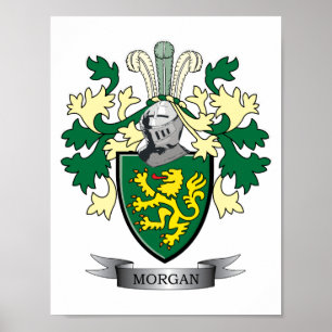Affiches Manteau de crête de famille de Morgan des bras