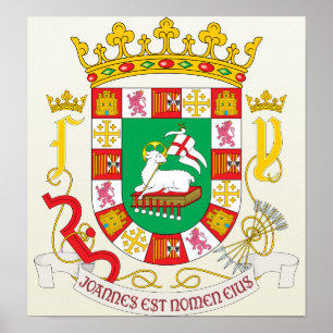 Affiches Manteau de Porto Rico de détail de bras