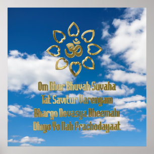 Affiches Mantra de Gayatri