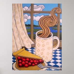 Affiches "Marais et nuages"