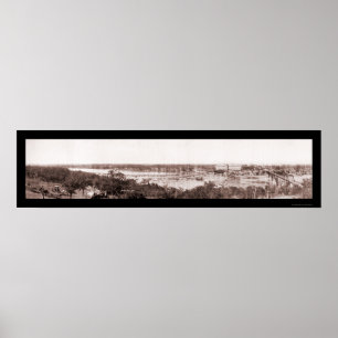 Affiches Marble Falls TX Photo Pittoresque 1908