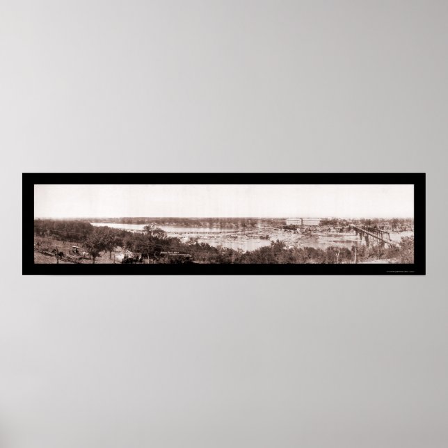 Affiches Marble Falls TX Photo Pittoresque 1908 (Devant)