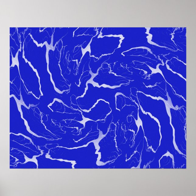 Affiches Marbre bleu... (Devant)