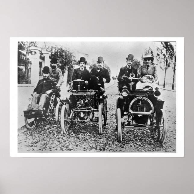 Affiches Marcel (d.1903) et Louis (1877-1944) Renault driv (Devant)