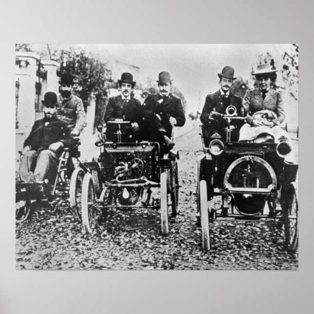 Affiches Marcel (d.1903) et Louis (1877-1944) Renault driv (Devant)