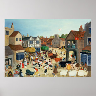 Affiches Marché aux bestiaux du 18ème siècle de Mayfair