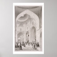 Marché aux tissus, à Ispahan, de 'Voyage Pittoresq